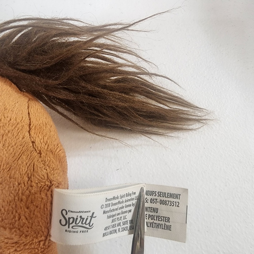 Dreamworks Spirit Riding Free Spirit Horse 2018 Laying Plush 8 Inches - Picture 3 of 10